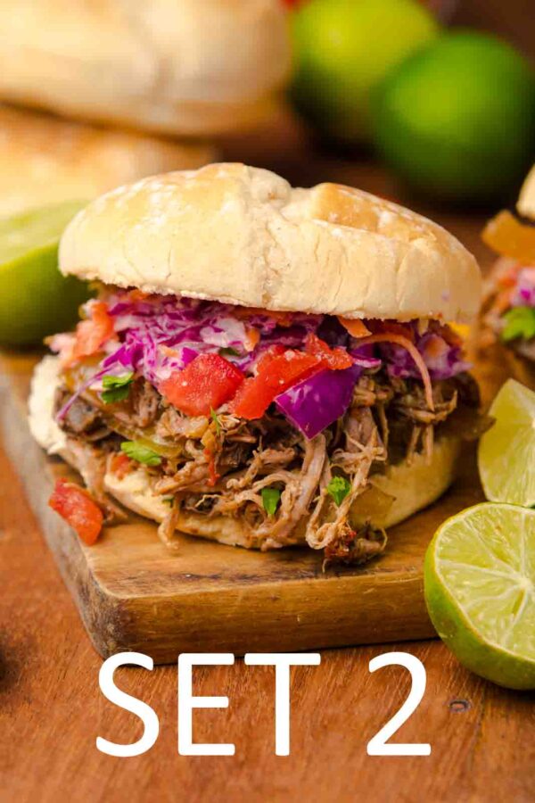 Slow Cooker Tex-Mex Pulled Pork Sandwiches [Set 2] - Image 5