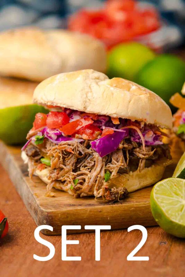 Slow Cooker Tex-Mex Pulled Pork Sandwiches [Set 2] - Image 6