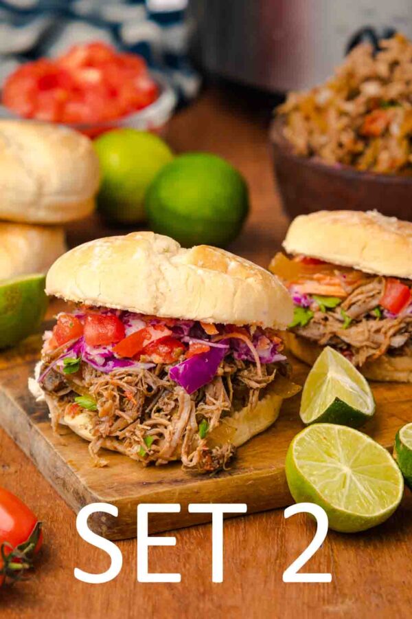 Slow Cooker Tex-Mex Pulled Pork Sandwiches [Set 2] - Image 7