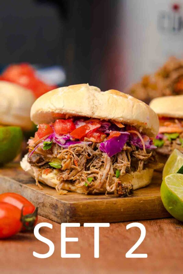 Slow Cooker Tex-Mex Pulled Pork Sandwiches [Set 2] - Image 11
