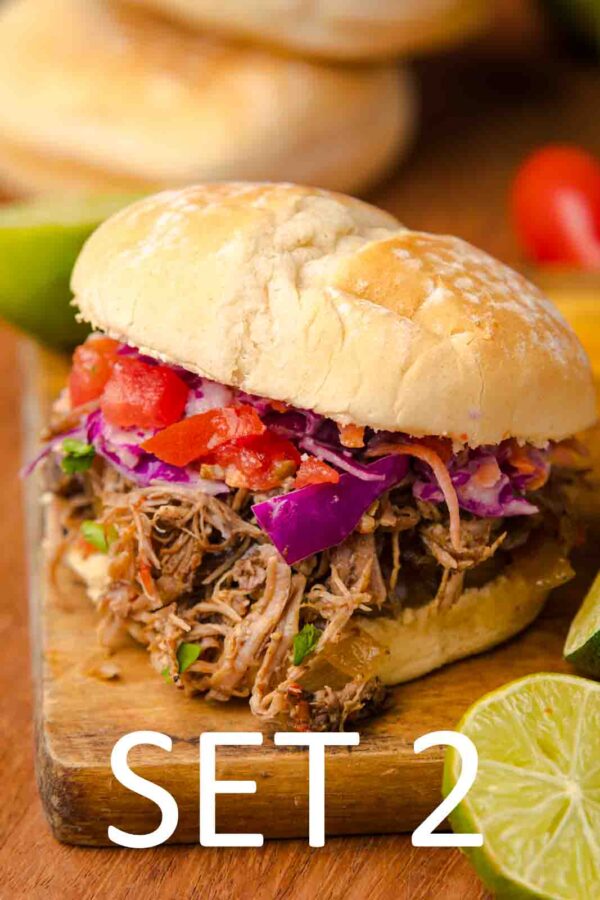 Slow Cooker Tex-Mex Pulled Pork Sandwiches [Set 2] - Image 12