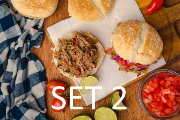 Slow Cooker Tex-Mex Pulled Pork Sandwiches [Set 2] - Image 13