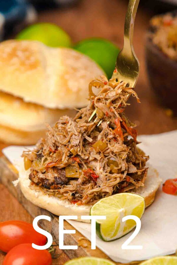Slow Cooker Tex-Mex Pulled Pork Sandwiches [Set 2] - Image 15