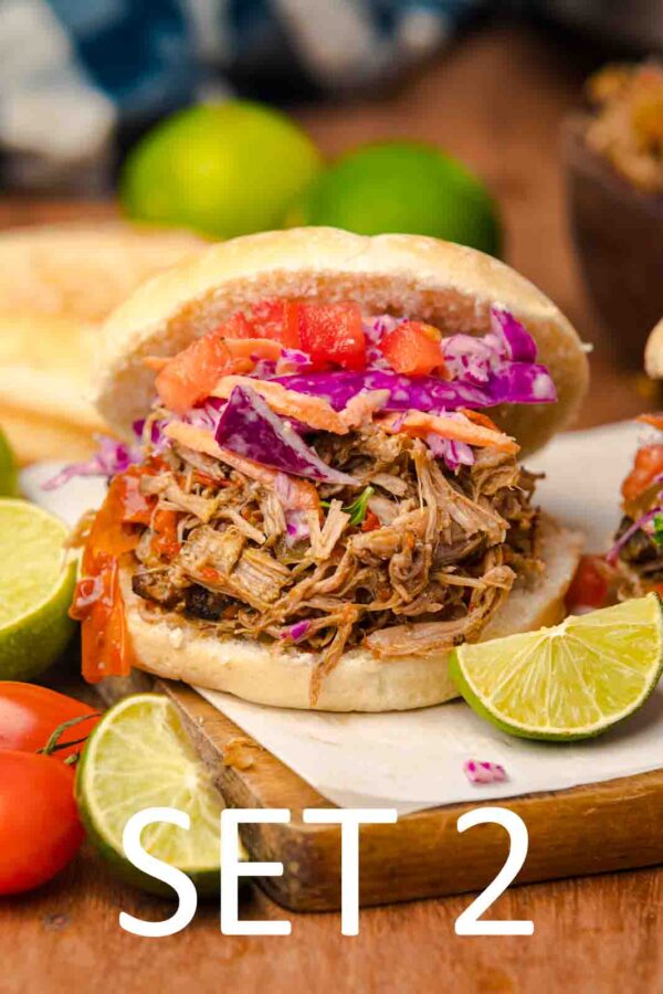 Slow Cooker Tex-Mex Pulled Pork Sandwiches [Set 2] - Image 16