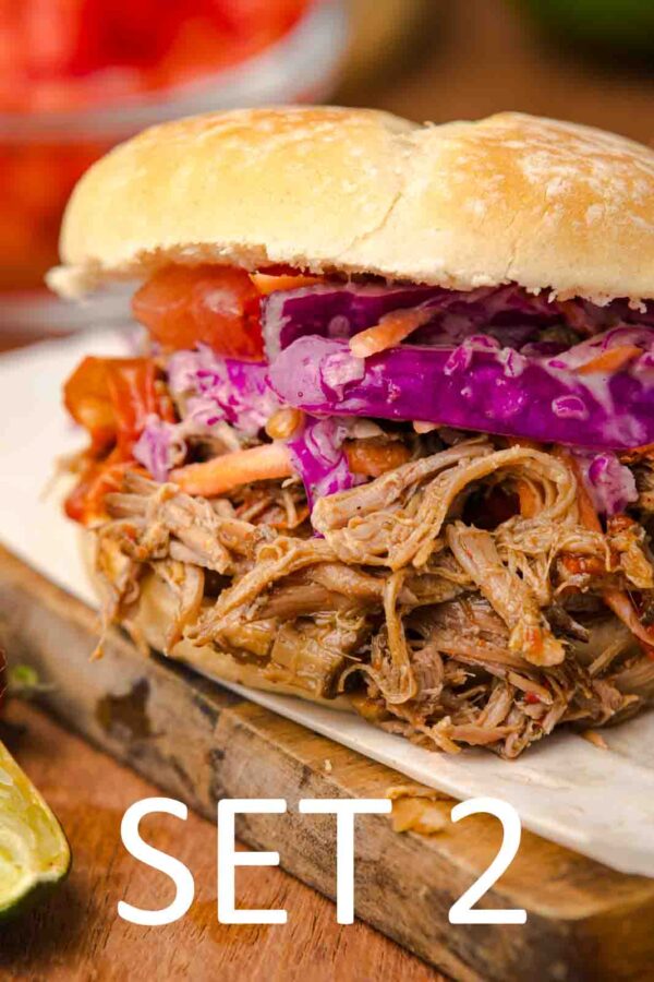 Slow Cooker Tex-Mex Pulled Pork Sandwiches [Set 2] - Image 25