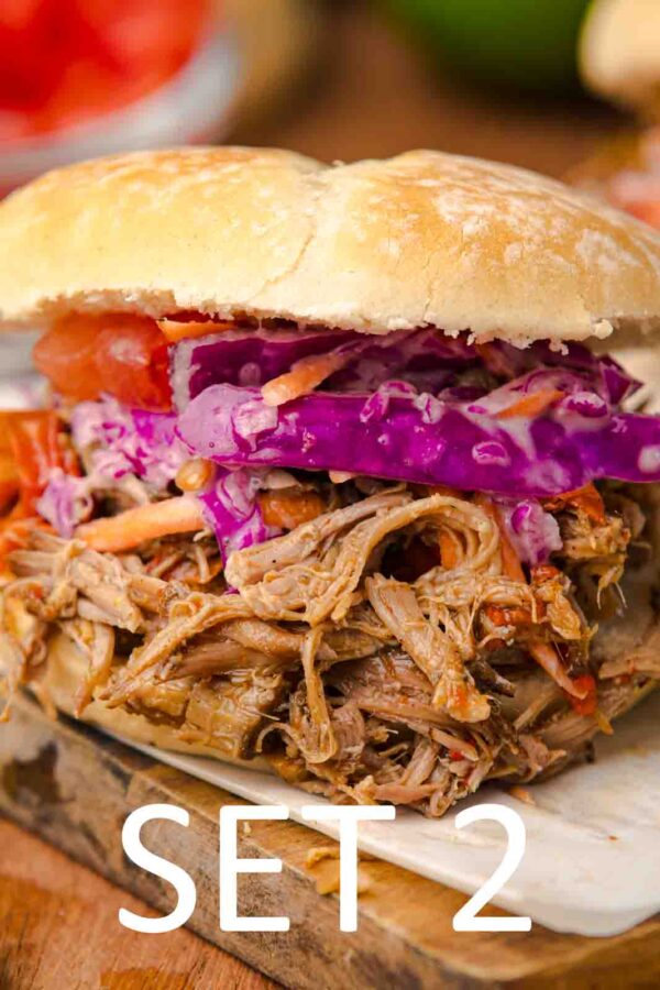 Slow Cooker Tex-Mex Pulled Pork Sandwiches [Set 2] - Image 26