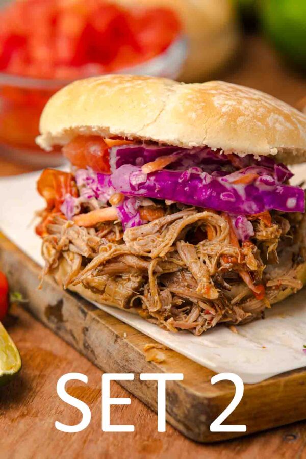Slow Cooker Tex-Mex Pulled Pork Sandwiches [Set 2] - Image 27