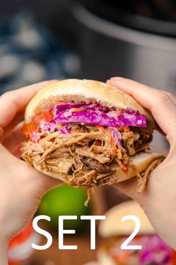 Slow Cooker Tex-Mex Pulled Pork Sandwiches [Set 2] - Image 28