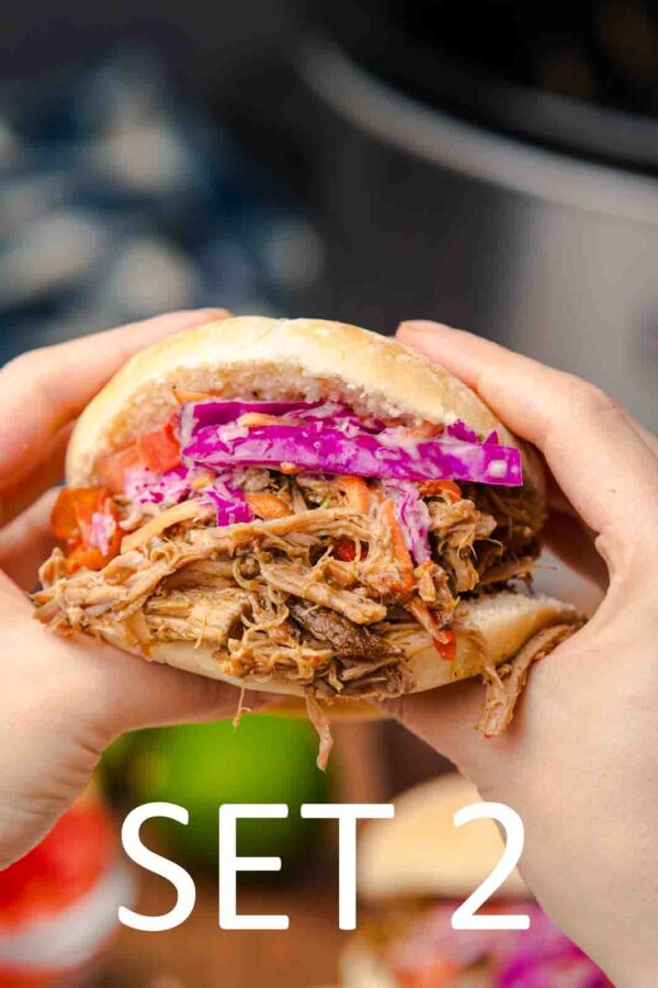 Slow Cooker Tex-Mex Pulled Pork Sandwiches [Set 2] - Image 30