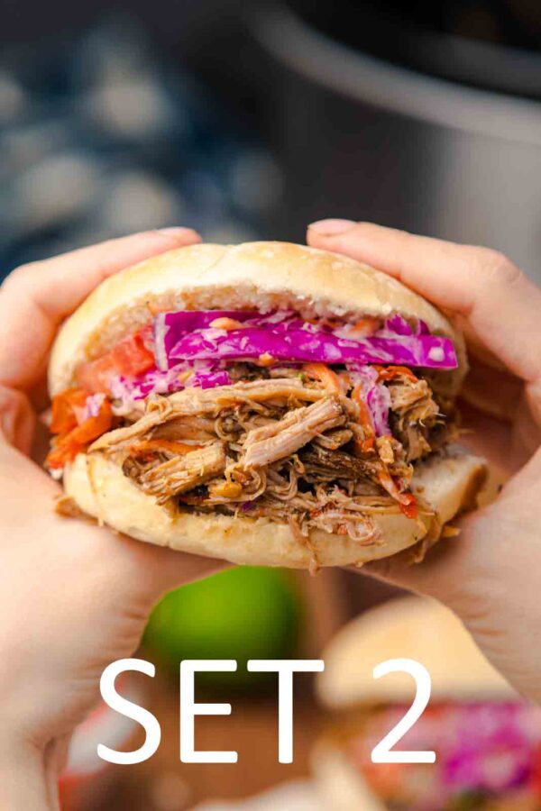 Slow Cooker Tex-Mex Pulled Pork Sandwiches [Set 2] - Image 31