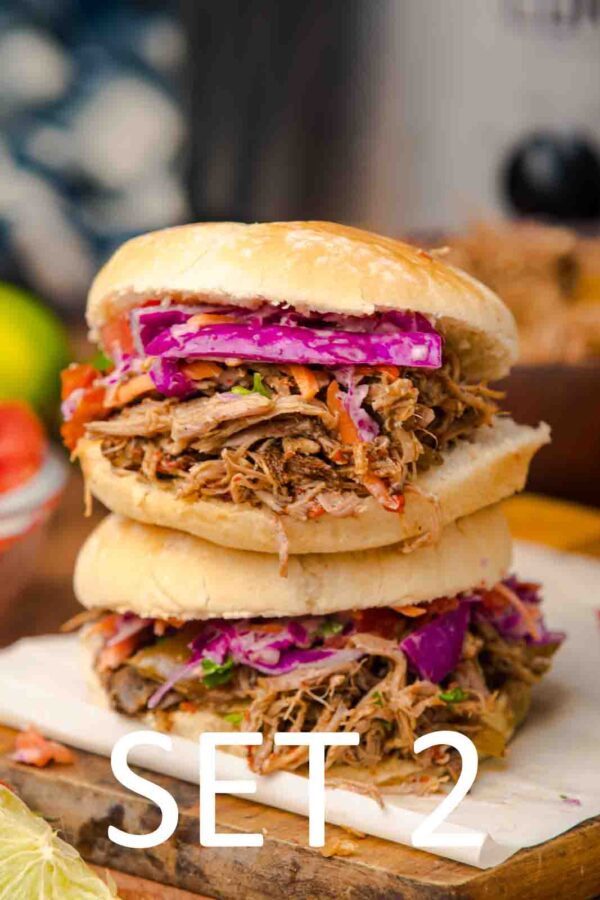 Slow Cooker Tex-Mex Pulled Pork Sandwiches [Set 2] - Image 38
