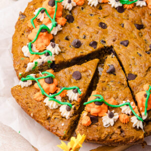 Pumpkin Cookie Cake [Set 1]