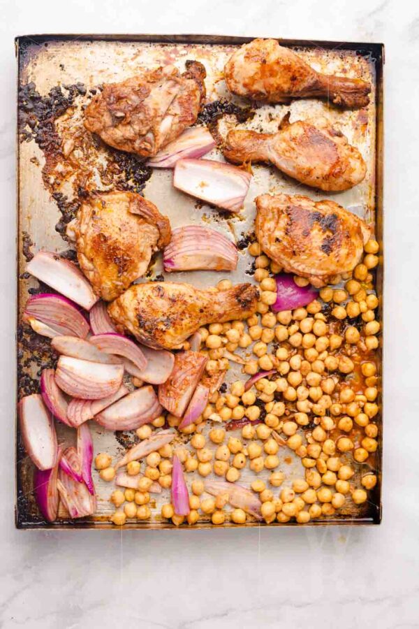 Easy Sheet Pan Chicken Shawarma with Crispy Chickpeas - Image 45