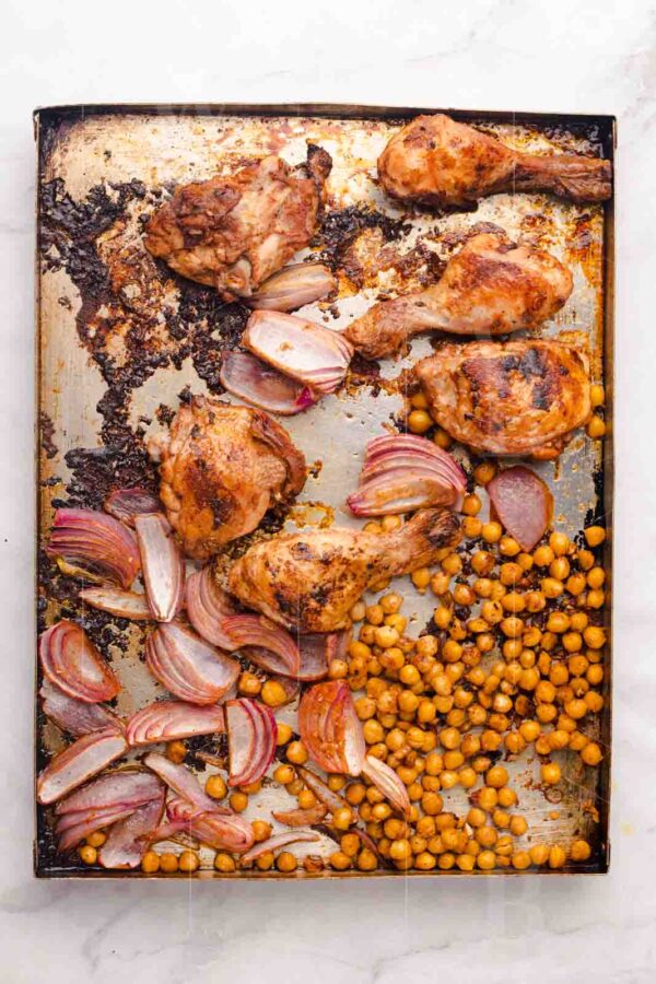 Easy Sheet Pan Chicken Shawarma with Crispy Chickpeas - Image 46