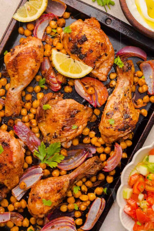 Easy Sheet Pan Chicken Shawarma with Crispy Chickpeas - Image 10