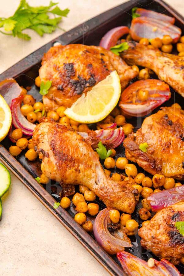 Easy Sheet Pan Chicken Shawarma with Crispy Chickpeas - Image 16