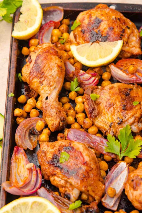 Easy Sheet Pan Chicken Shawarma with Crispy Chickpeas - Image 17