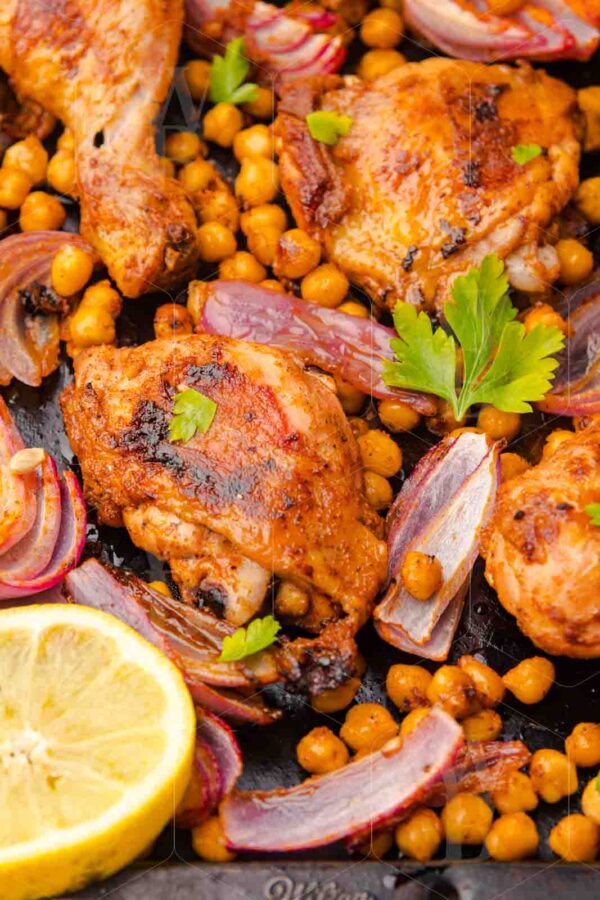Easy Sheet Pan Chicken Shawarma with Crispy Chickpeas - Image 18