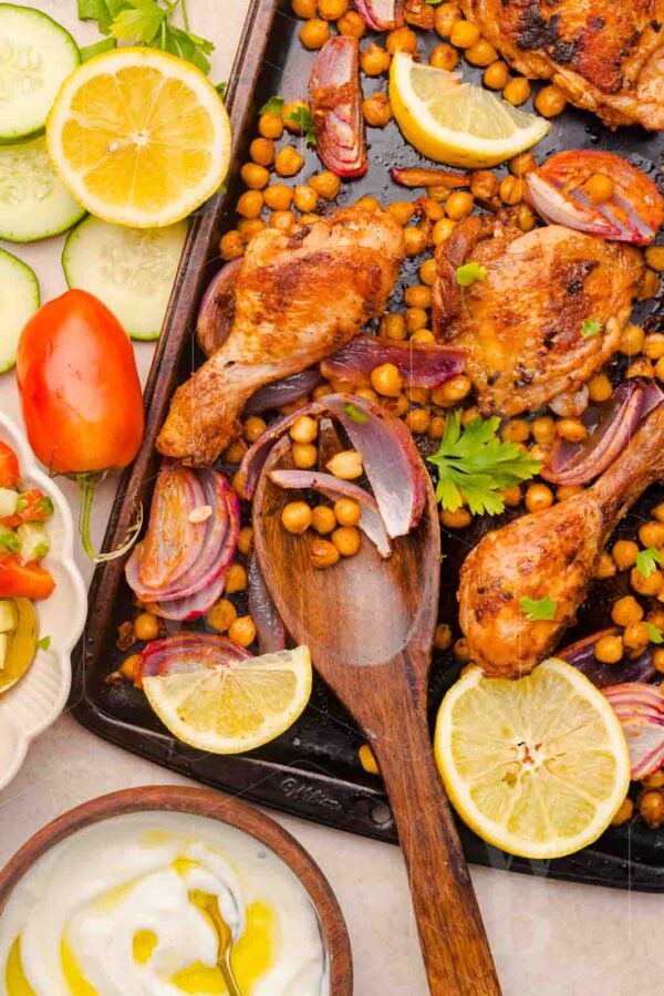Easy Sheet Pan Chicken Shawarma with Crispy Chickpeas - Image 24