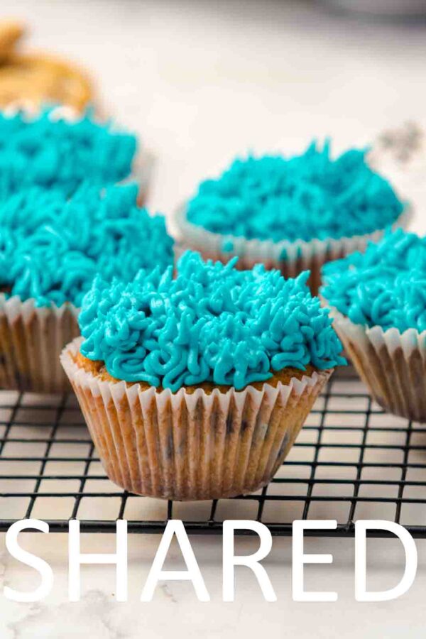 Cookie Monster Cupcakes [Set 4] - Image 38