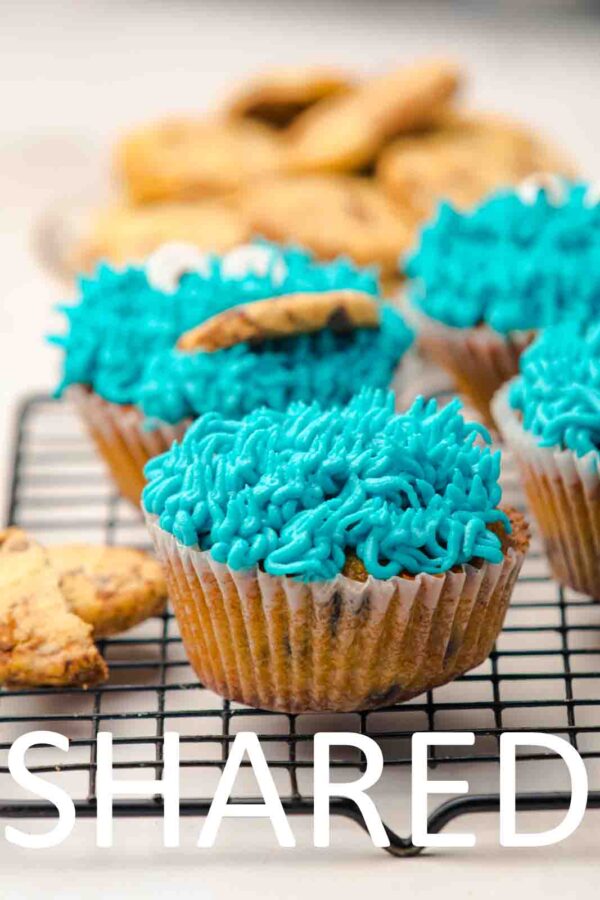 Cookie Monster Cupcakes [Set 4] - Image 36