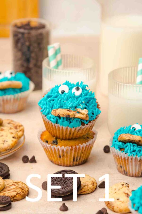 Cookie Monster Cupcakes [Set 1] - Image 15