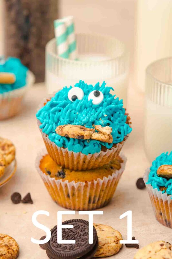 Cookie Monster Cupcakes [Set 1] - Image 16