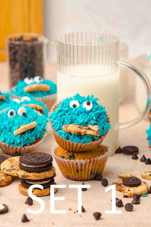Cookie Monster Cupcakes [Set 1] - Image 17