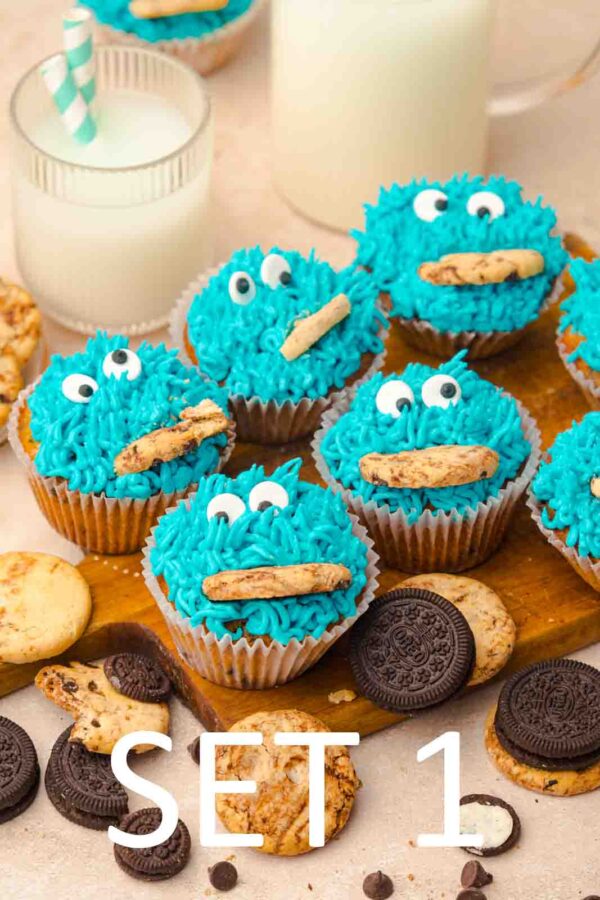 Cookie Monster Cupcakes [Set 1] - Image 20