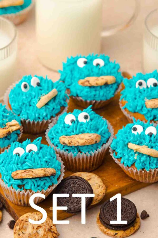 Cookie Monster Cupcakes [Set 1] - Image 21