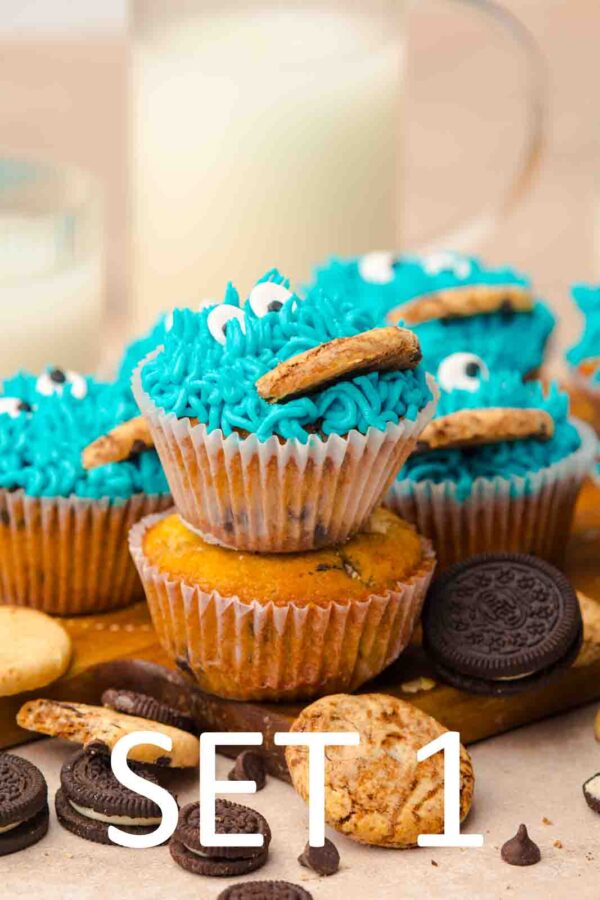 Cookie Monster Cupcakes [Set 1] - Image 22