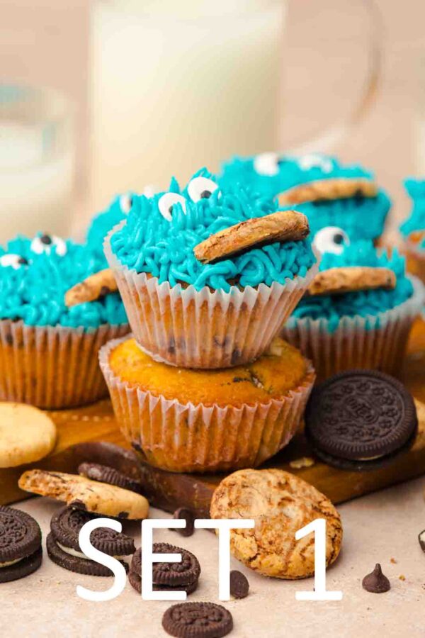 Cookie Monster Cupcakes [Set 1] - Image 23