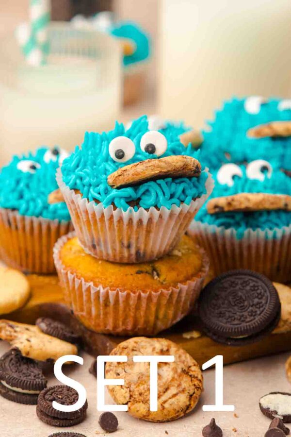 Cookie Monster Cupcakes [Set 1] - Image 25
