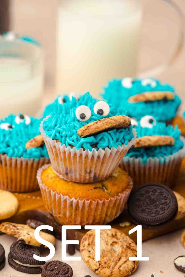 Cookie Monster Cupcakes [Set 1] - Image 26