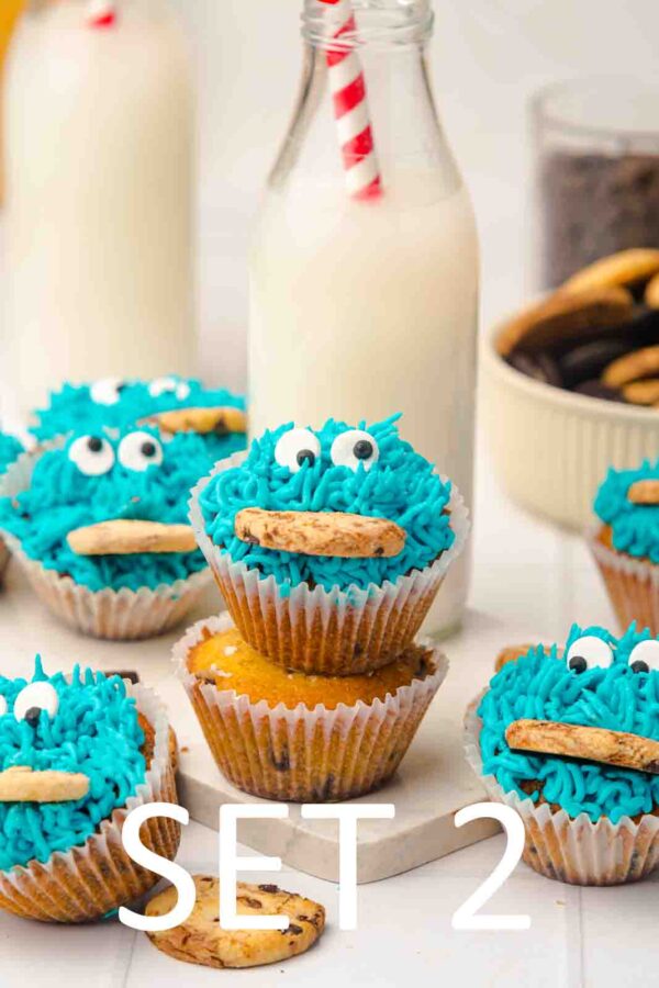 Cookie Monster Cupcakes [Set 2] - Image 11