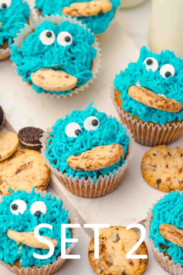 Cookie Monster Cupcakes [Set 2] - Image 13