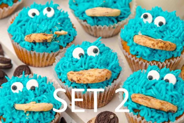 Cookie Monster Cupcakes [Set 2] - Image 17