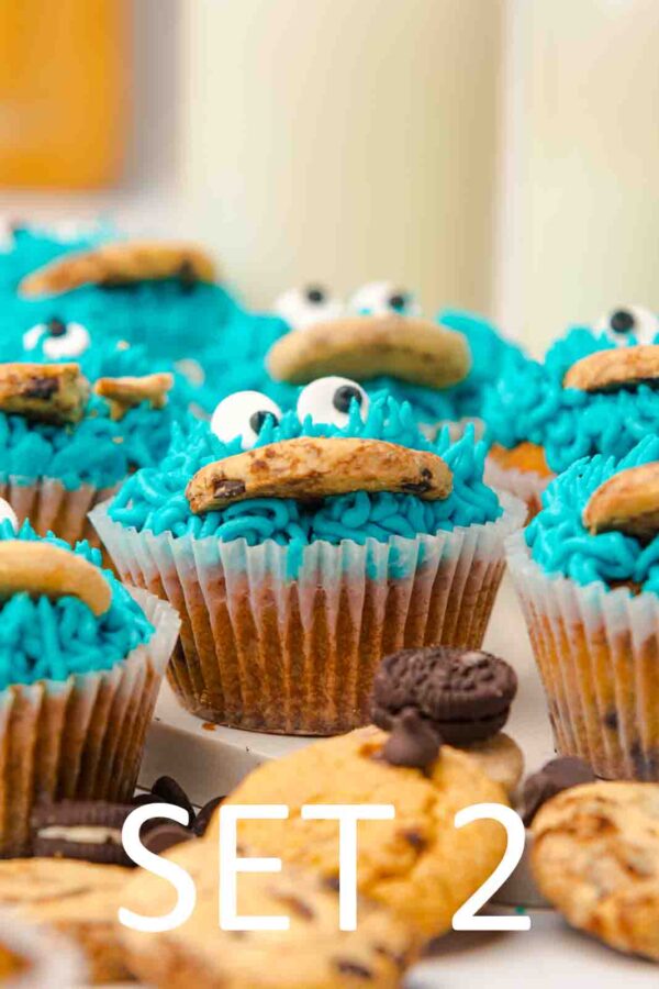 Cookie Monster Cupcakes [Set 2] - Image 18