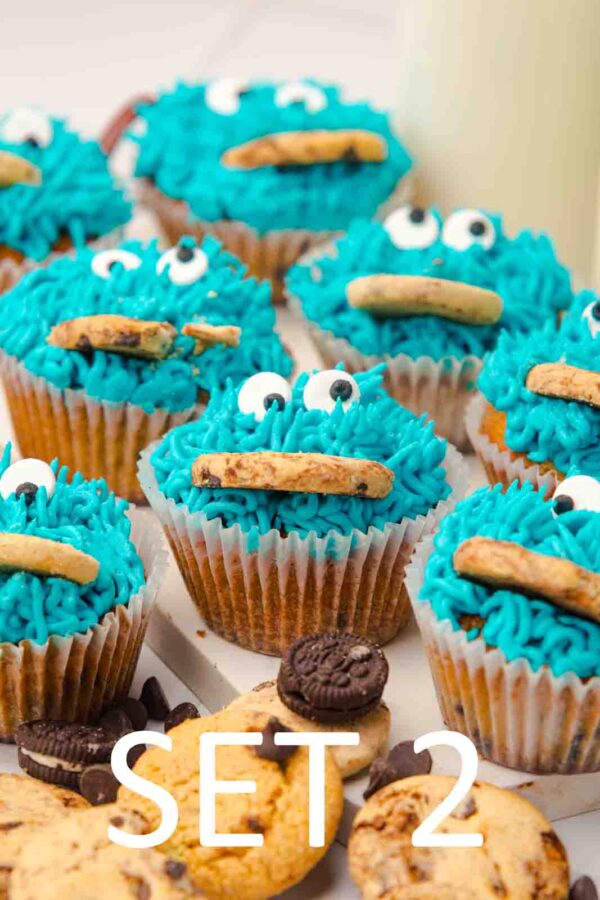 Cookie Monster Cupcakes [Set 2] - Image 19