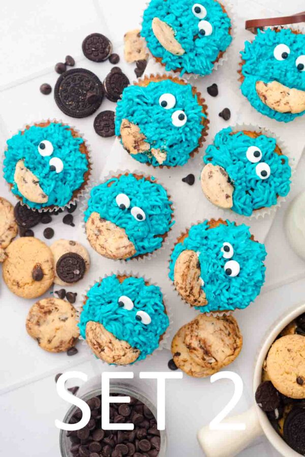 Cookie Monster Cupcakes [Set 2] - Image 20