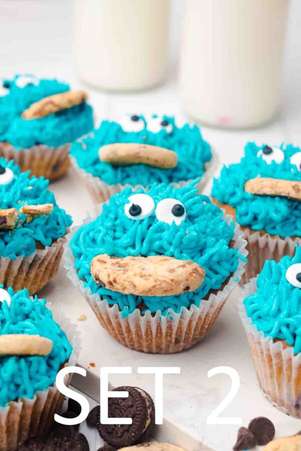 Cookie Monster Cupcakes [Set 2] - Image 23