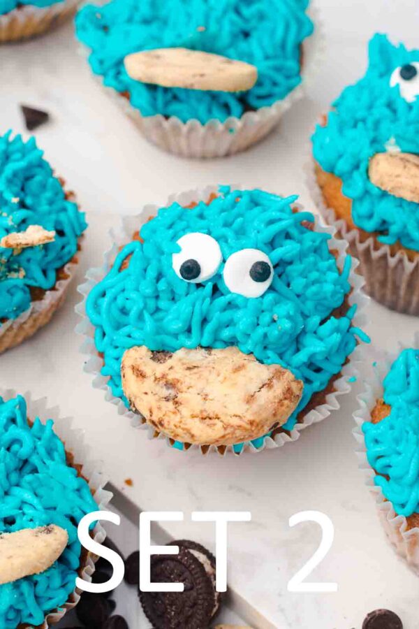 Cookie Monster Cupcakes [Set 2] - Image 24