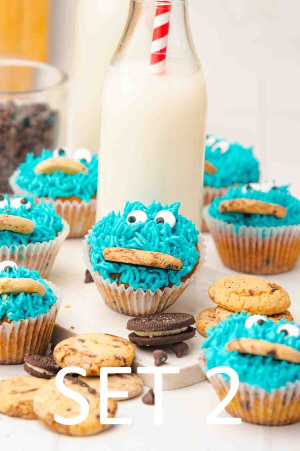 Cookie Monster Cupcakes [Set 2] - Image 26