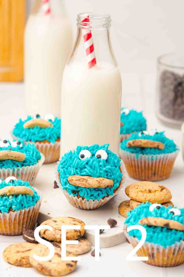 Cookie Monster Cupcakes [Set 2] - Image 27