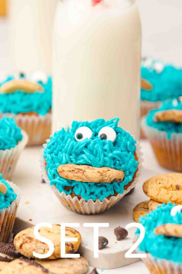 Cookie Monster Cupcakes [Set 2] - Image 28