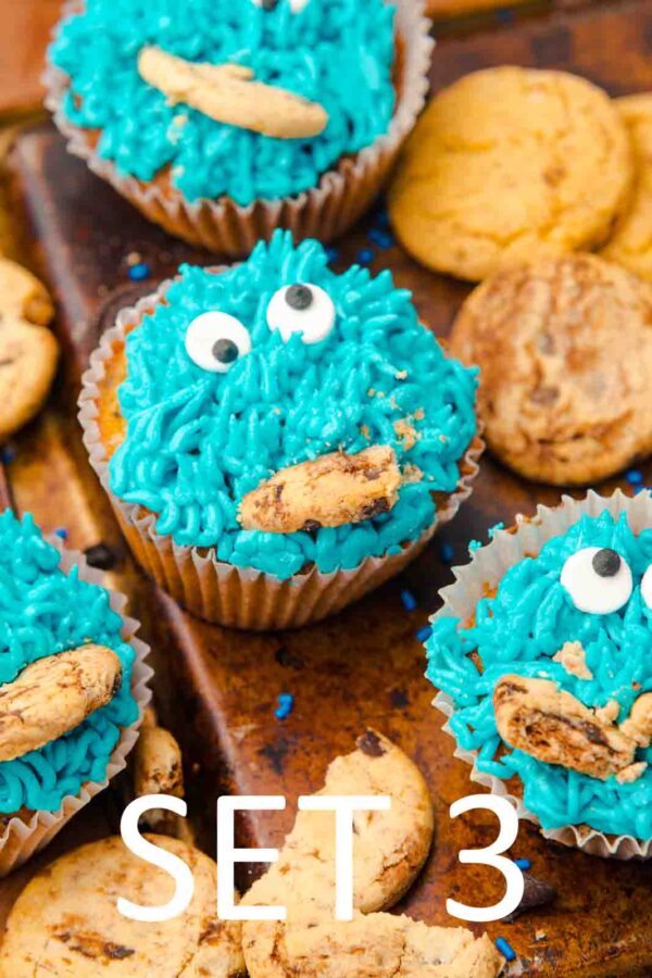 Cookie Monster Cupcakes [Set 3] - Image 12