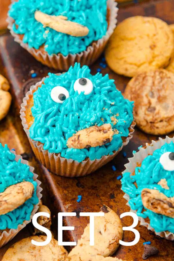 Cookie Monster Cupcakes [Set 3] - Image 13
