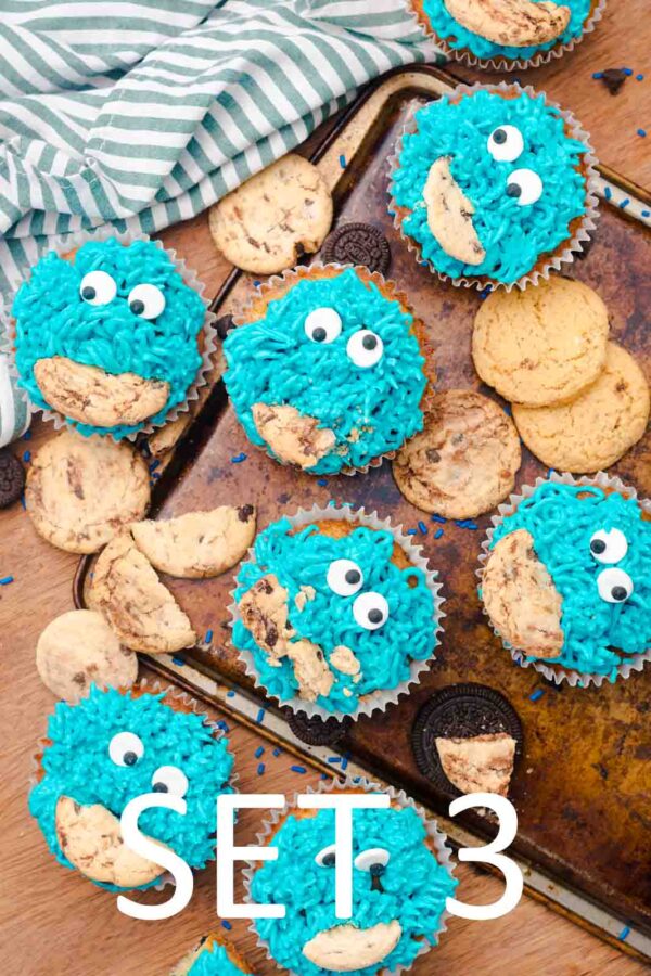 Cookie Monster Cupcakes [Set 3] - Image 15
