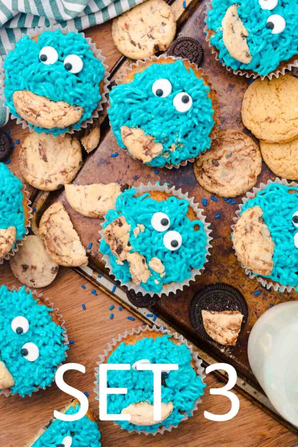 Cookie Monster Cupcakes [Set 3] - Image 16