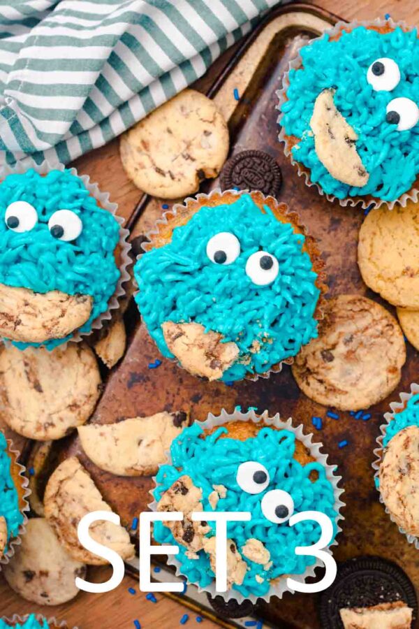Cookie Monster Cupcakes [Set 3] - Image 17